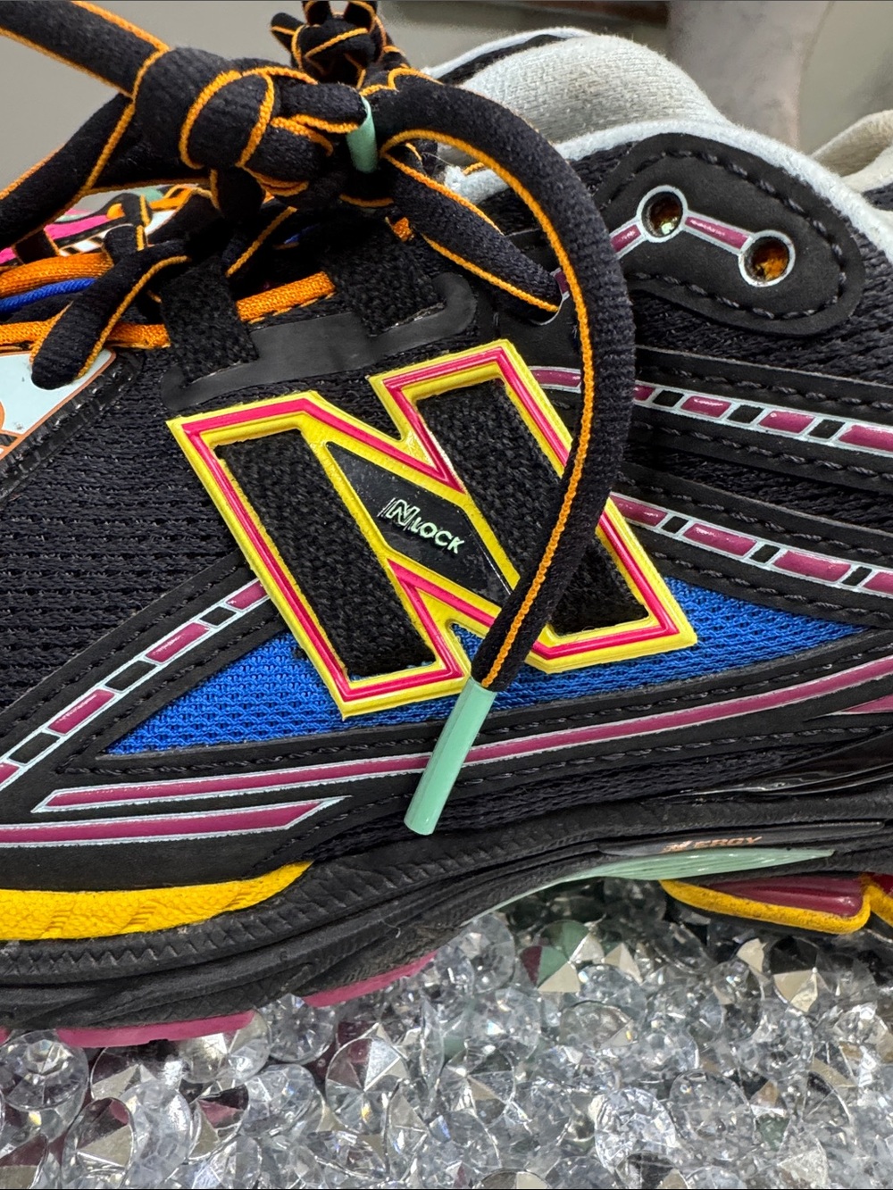 New Balance mock 1906R Neon nights Athletic Sneakers M6 W 7.5 EUC - Picture 2 of 16